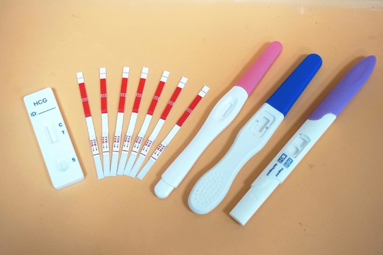 Zestaw szybkiego testu diagnostycznego kasety Ciąża HCG Dokładna do samodzielnego testowania w domu