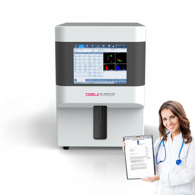 Dirui 5-częściowy w pełni automatyczny analizator hematologiczny z funkcją automatycznego ładowania CRP